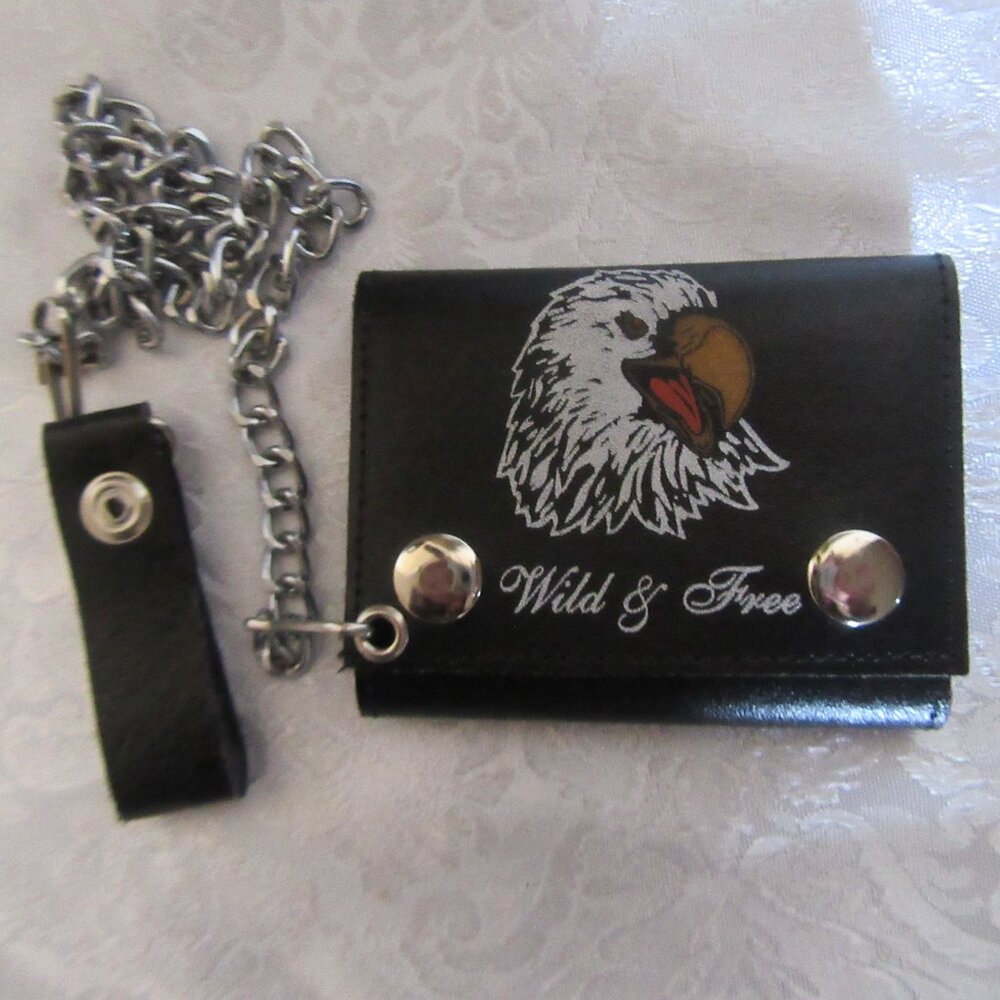 Wallet Wild & Free Biker type wallet –as Is